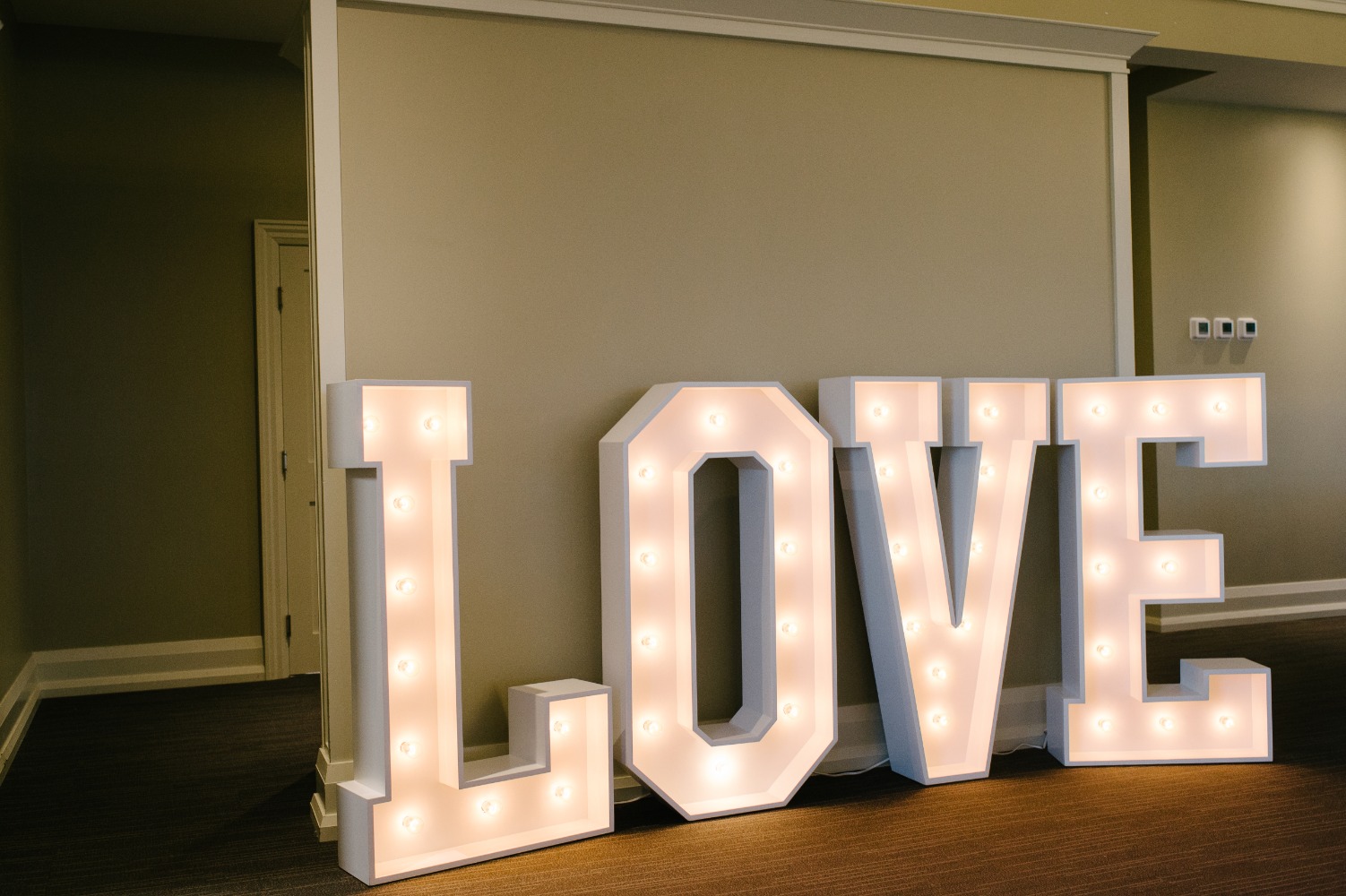 Marquee LOVE sign