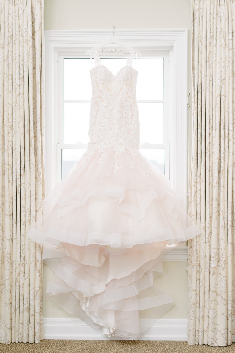 Morilee by Madeline Gardner blush wedding gown