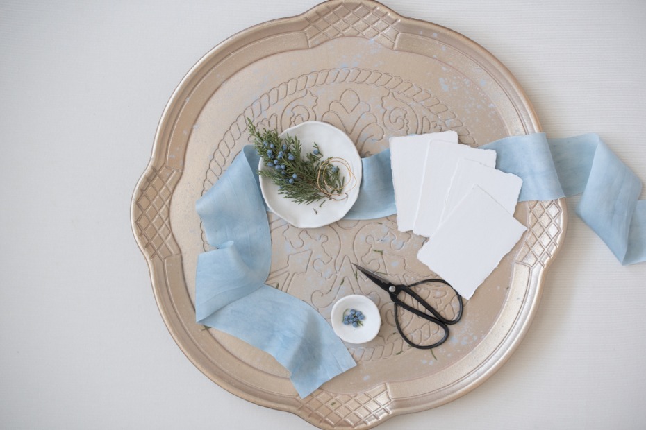 Wedding day photo styling trays and sheers from Southern Grown Vintage