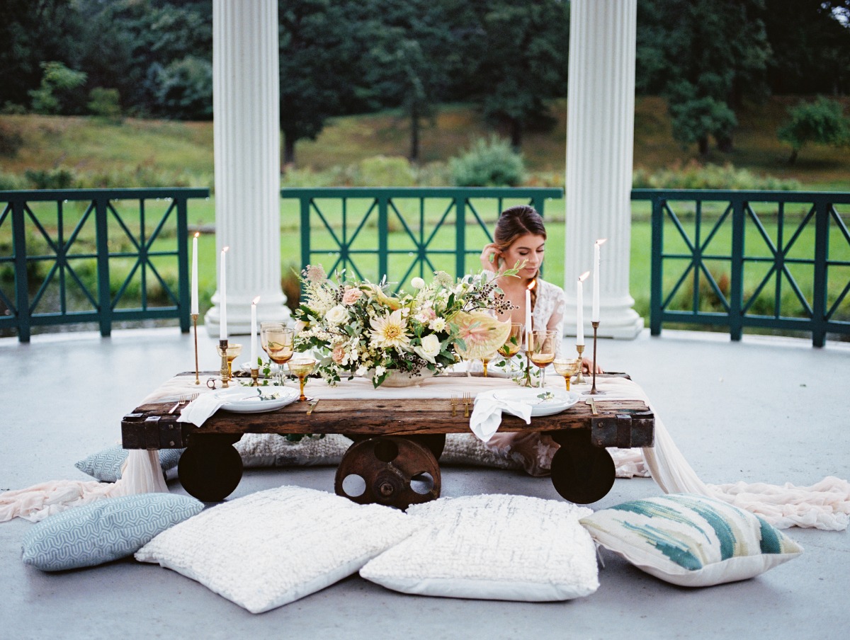 Rainy day bridal inspiration