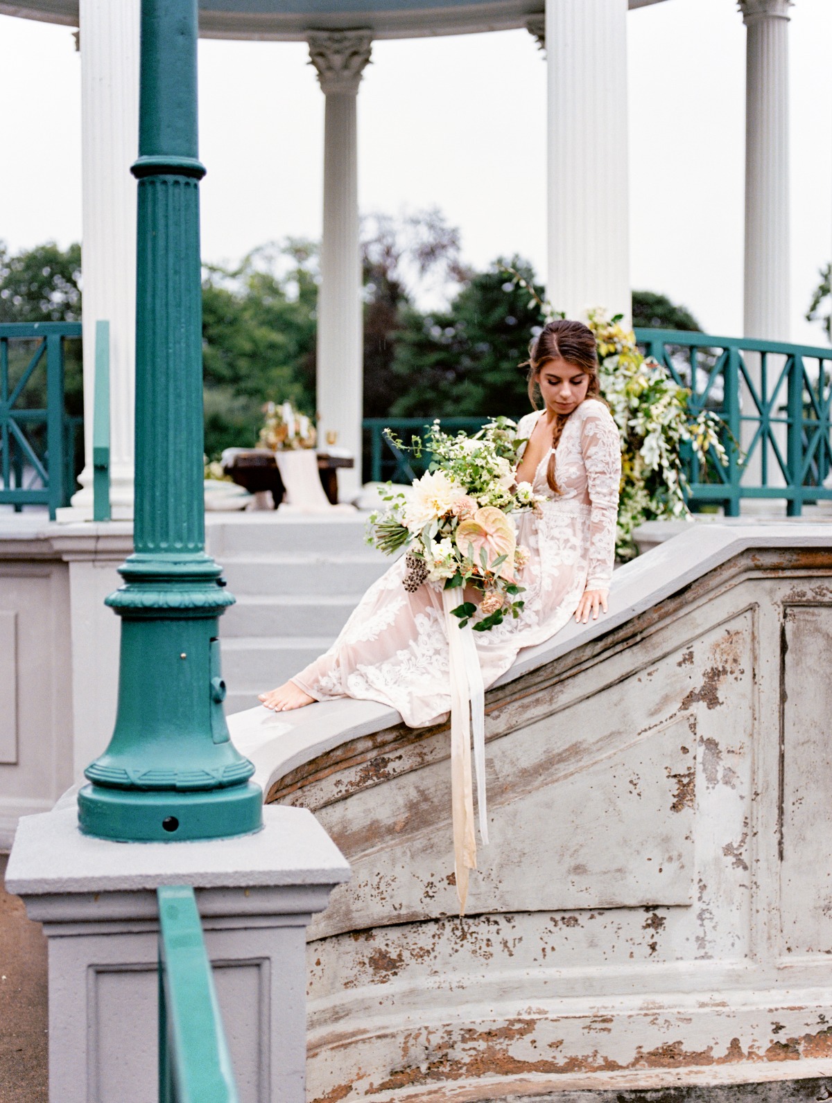 Rainy day bridal inspiration