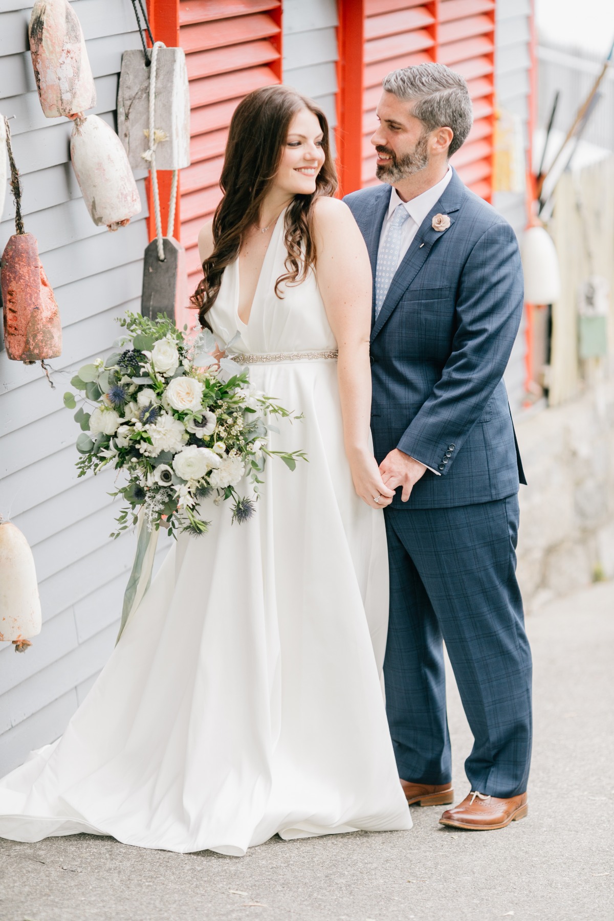 Seascape wedding in Maine