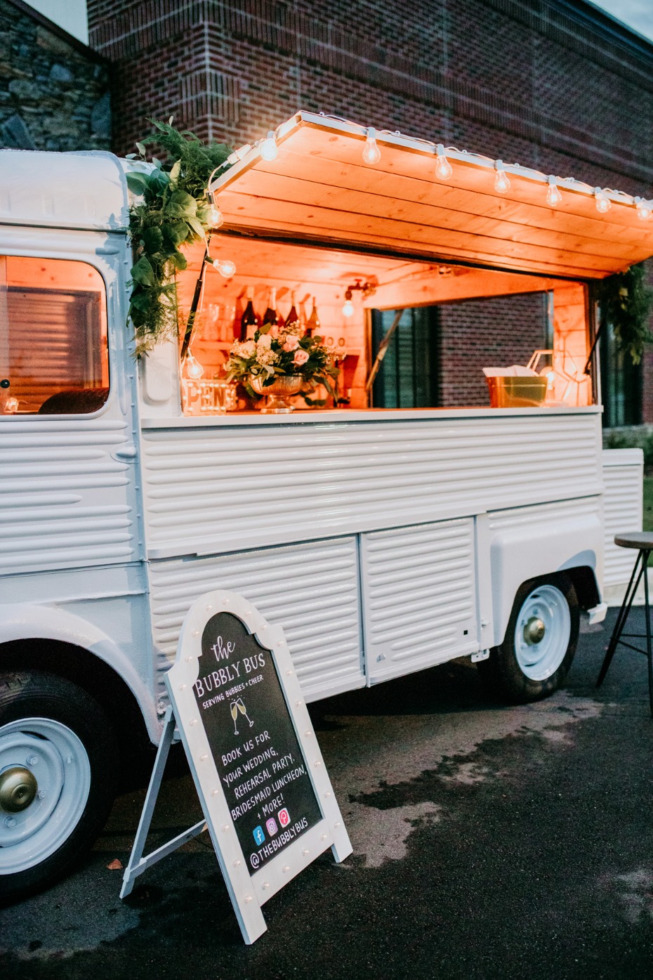 Hire The Bubbly Bus for your wedding