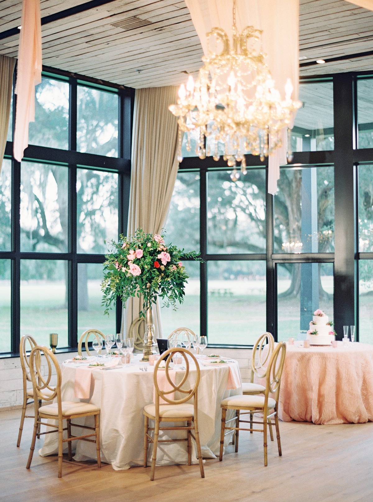 Rustic chic reception at Middleton Place Weddings