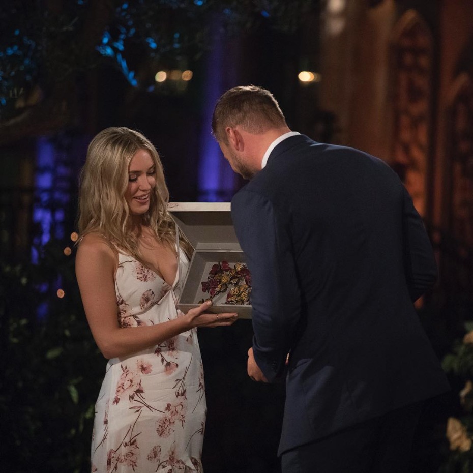 Cassie and Colton Butterflies on Bachelor Premiere Night