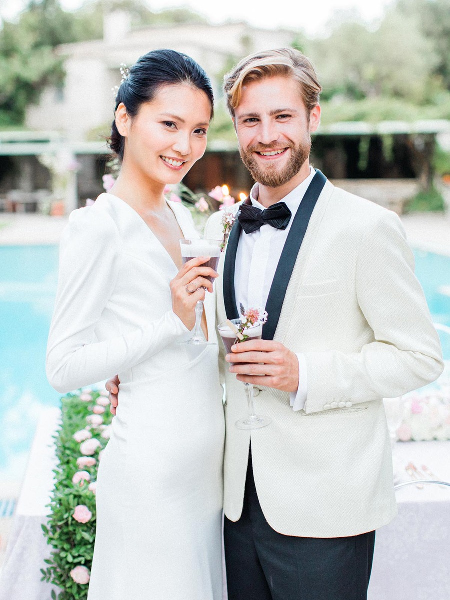 A Vintage Chic James Bond Wedding In Greece