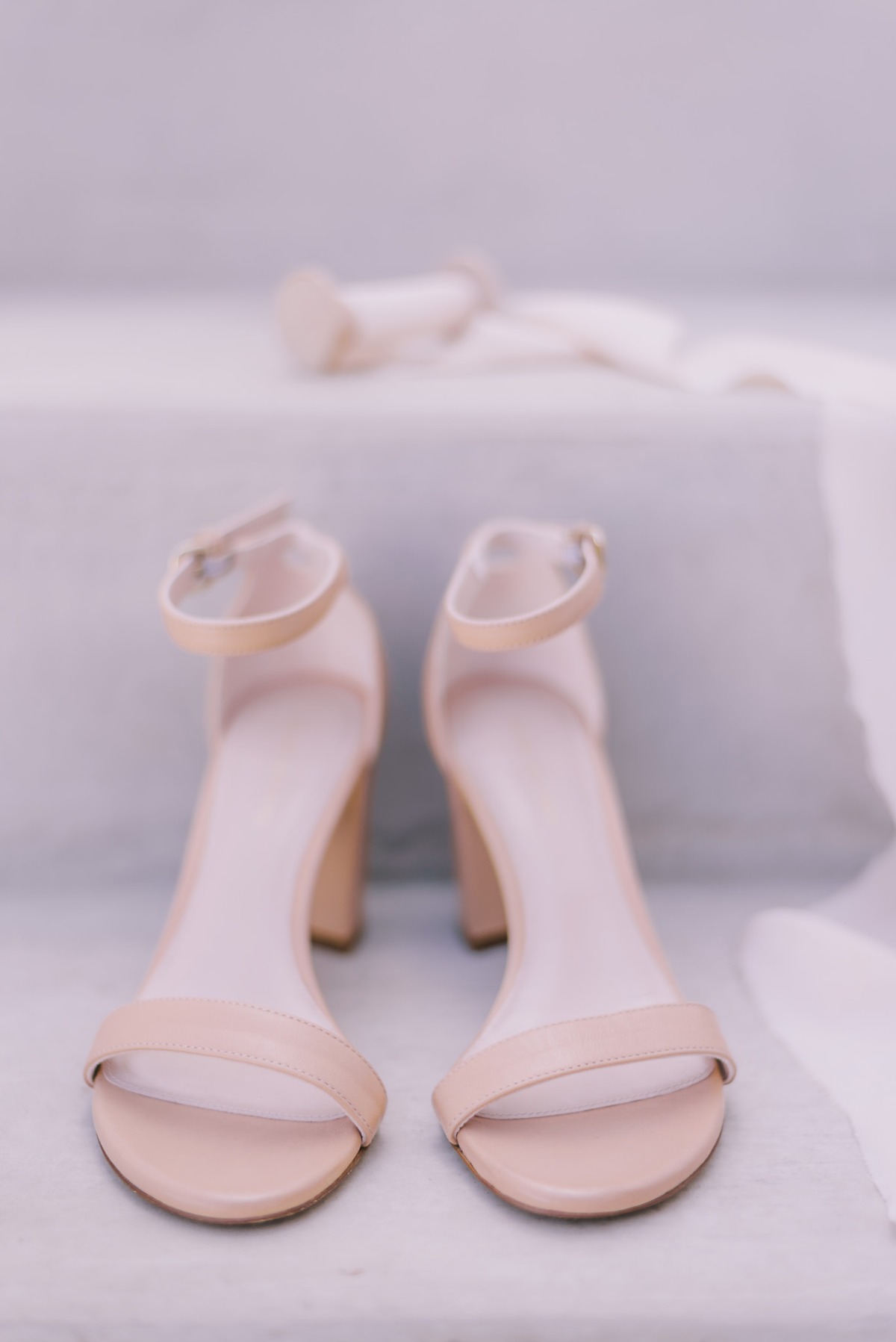 Nude wedding heels