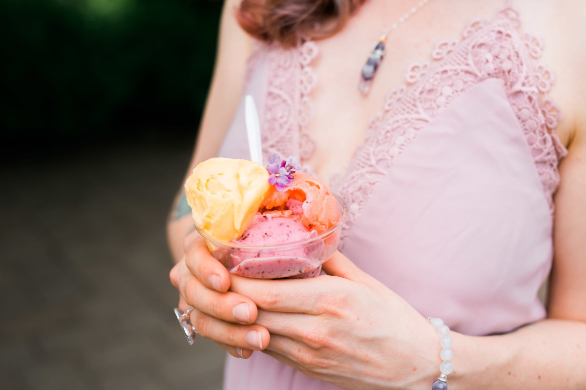 Wedding ice cream