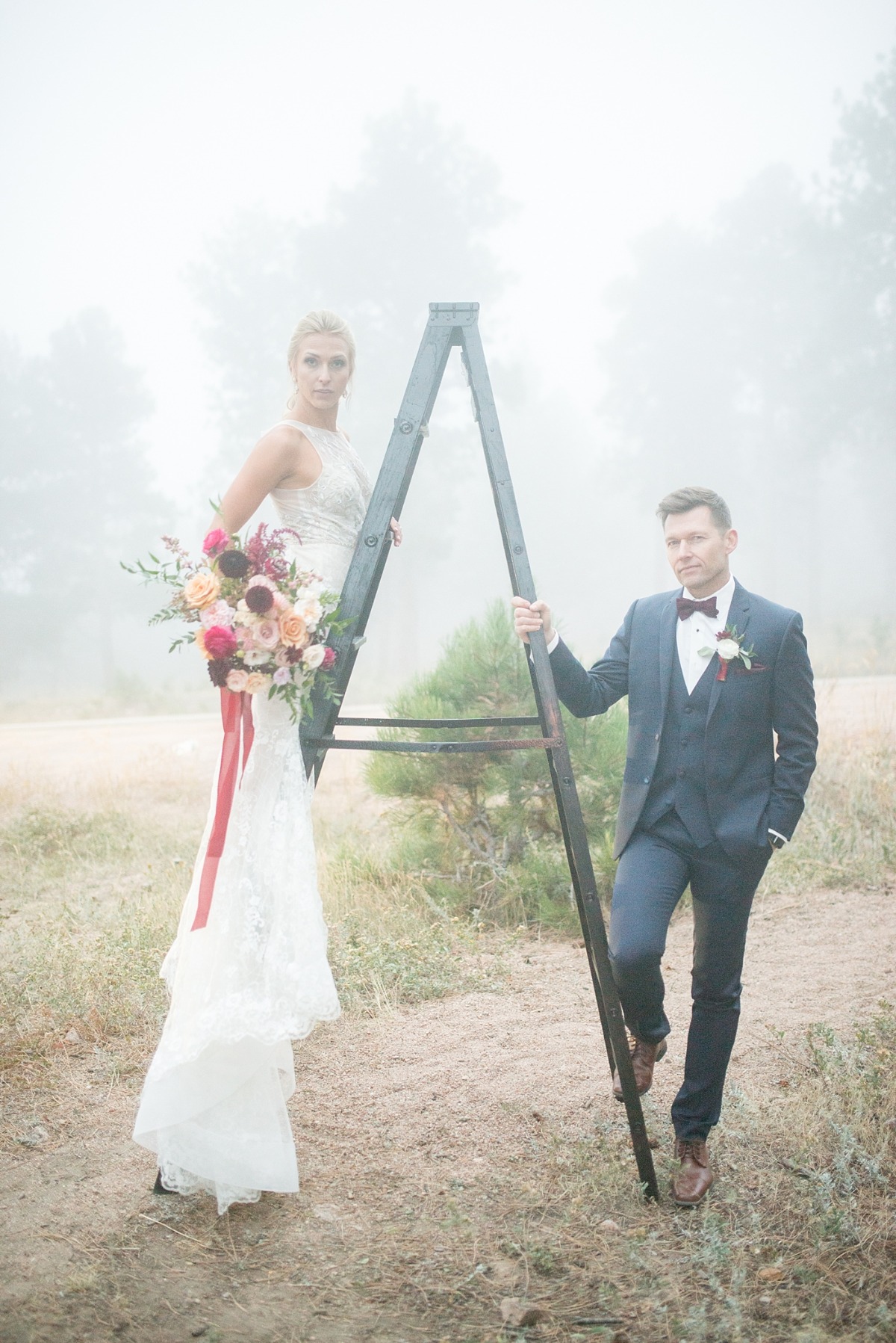 Misty Wedding Inspiration in the Mountains