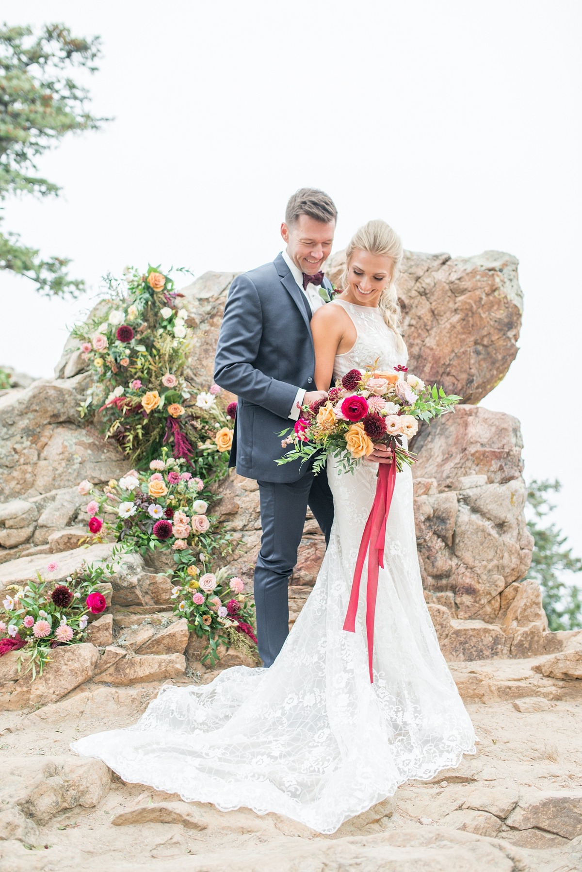 Gorgeous mountain top wedding ideas