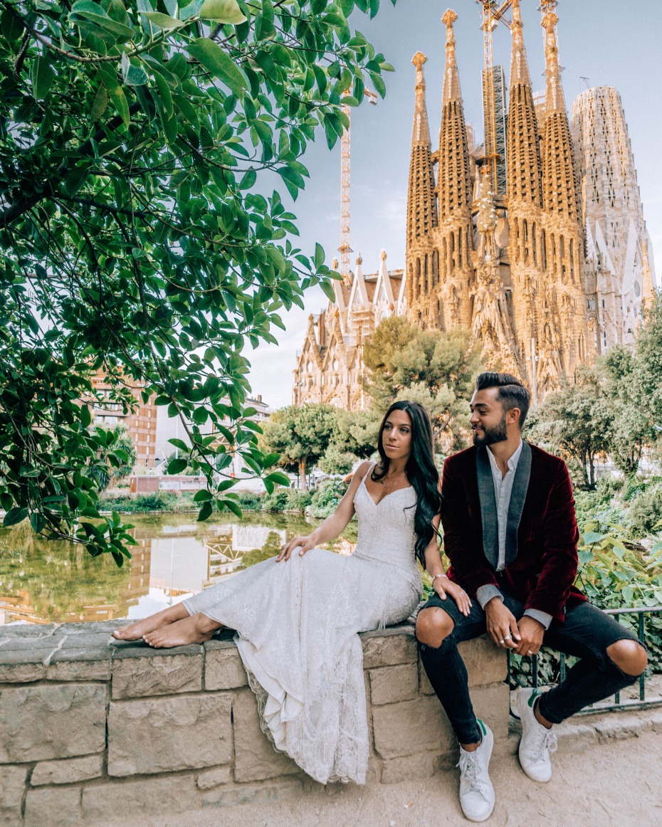 Zoe and Nick in Barcelona