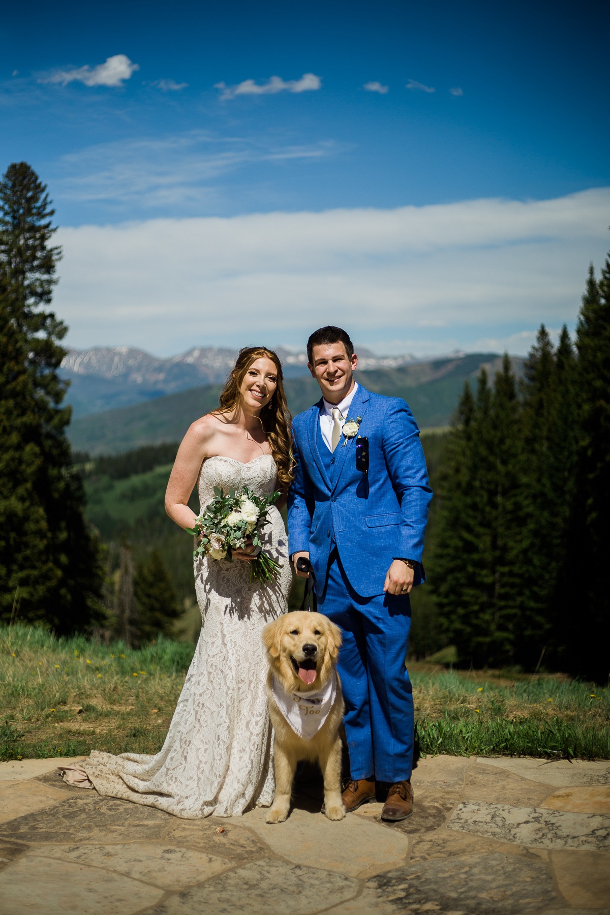 Scenic wedding in Colorado