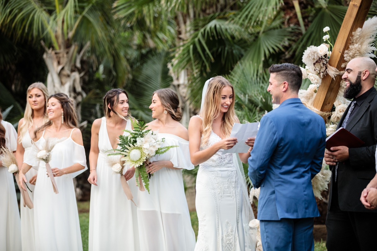 White wedding in Cabo San Lucas