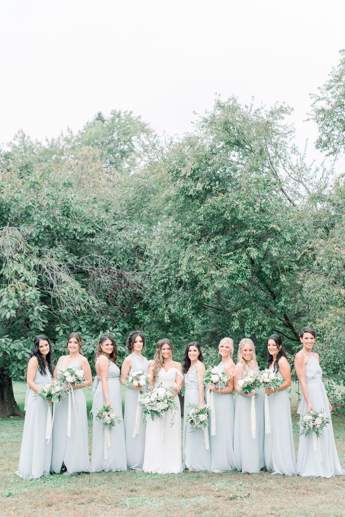 soft green bridesmaids dresses