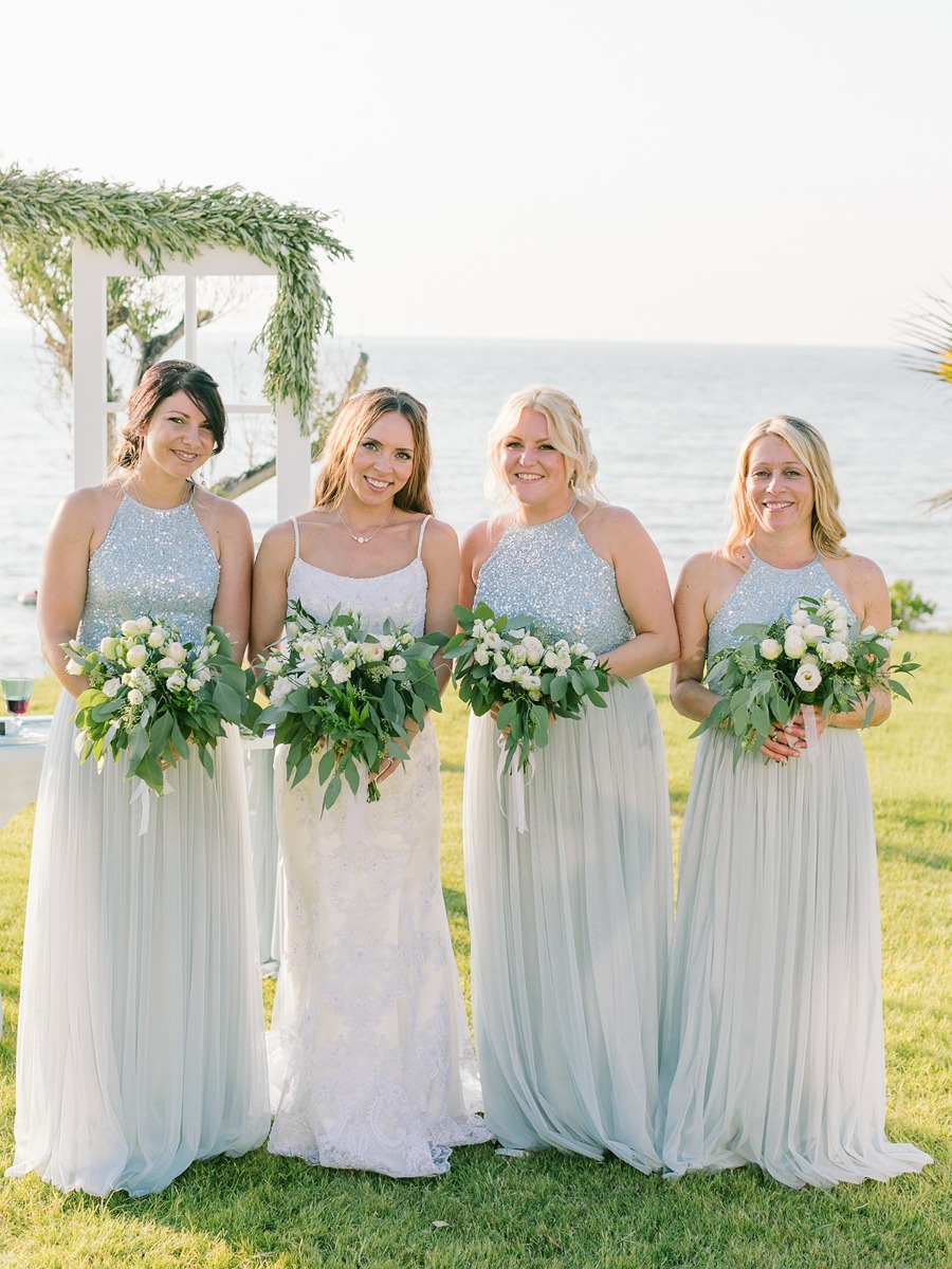 An Elegant Wedding in Greece Next to The Sea