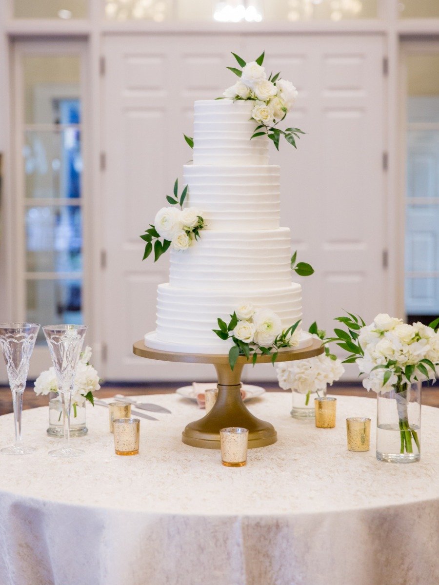 Classy and Traditional Gold and White Wedding