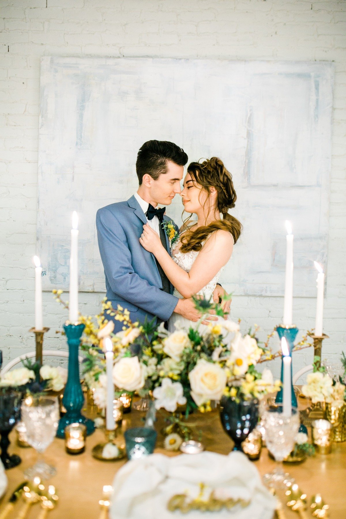 Blue and gold wedding ideas