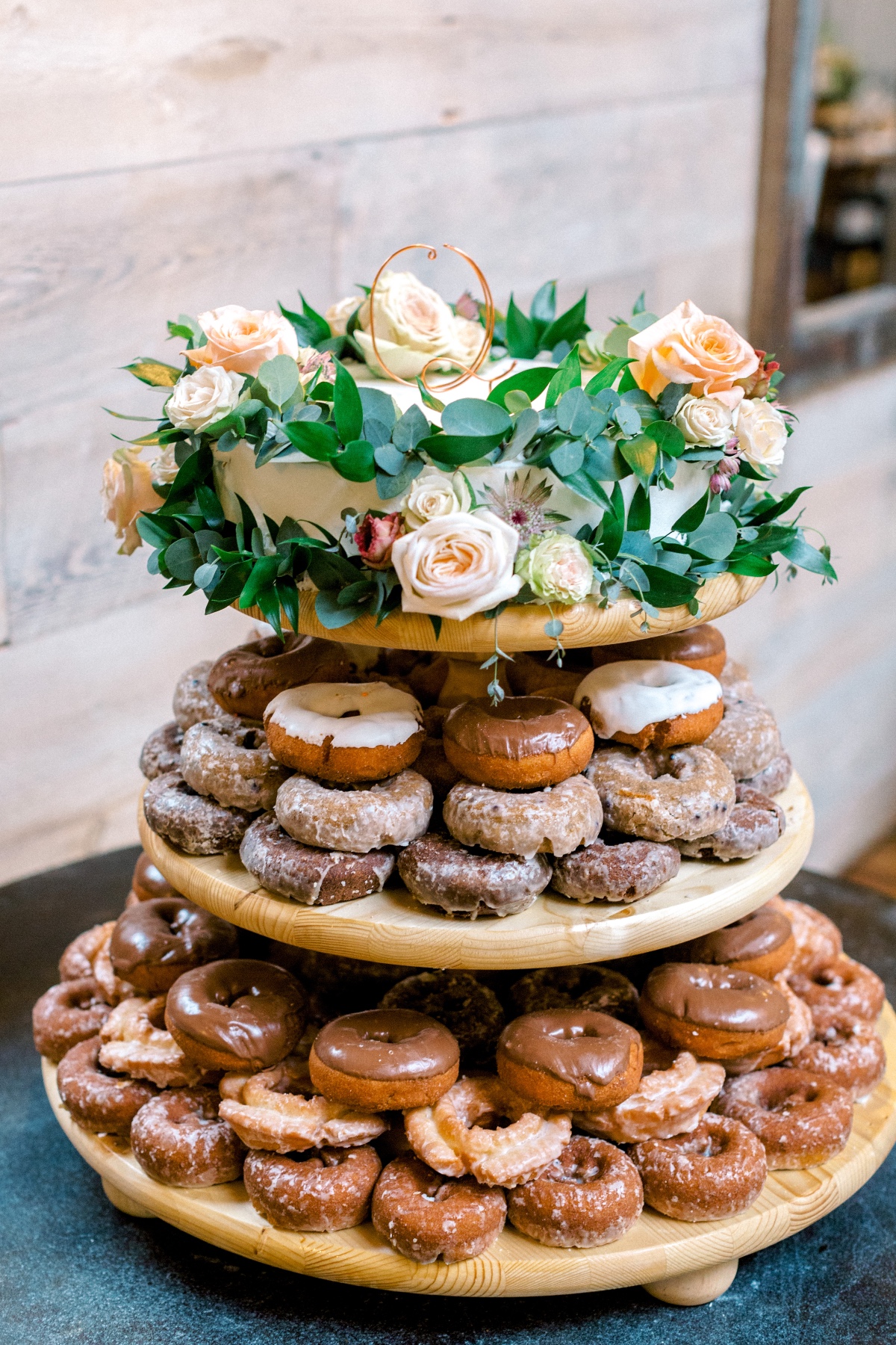Wedding donuts + cake
