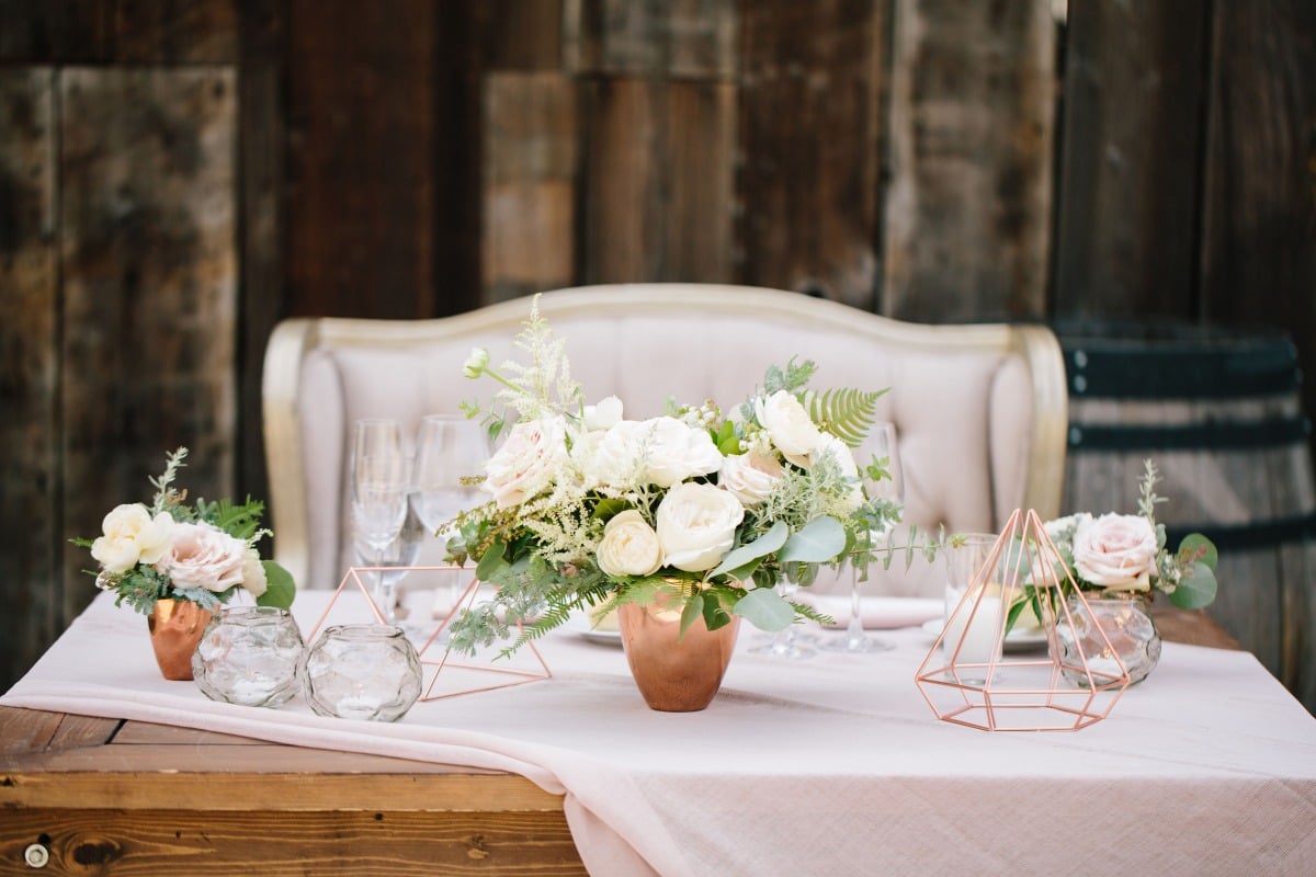 The sweetest sweetheart table