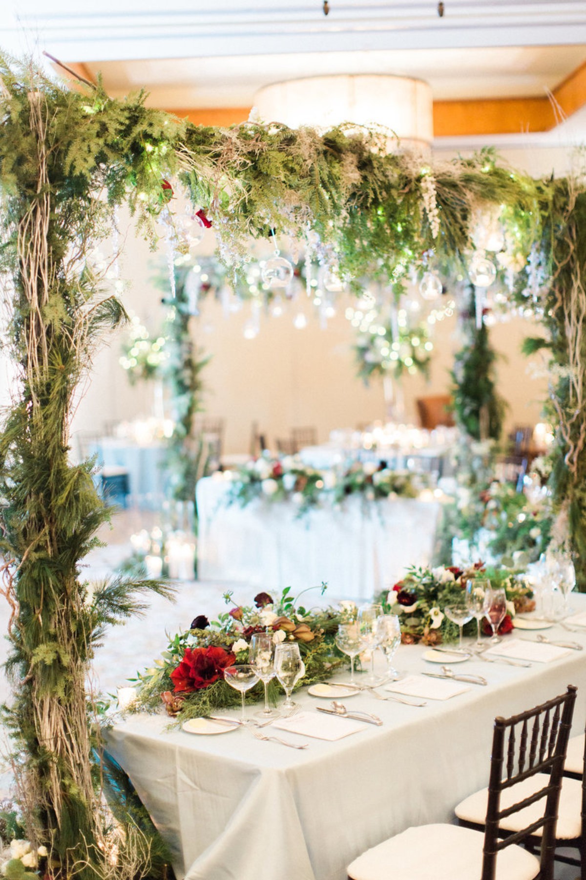Greenery for a winter wedding