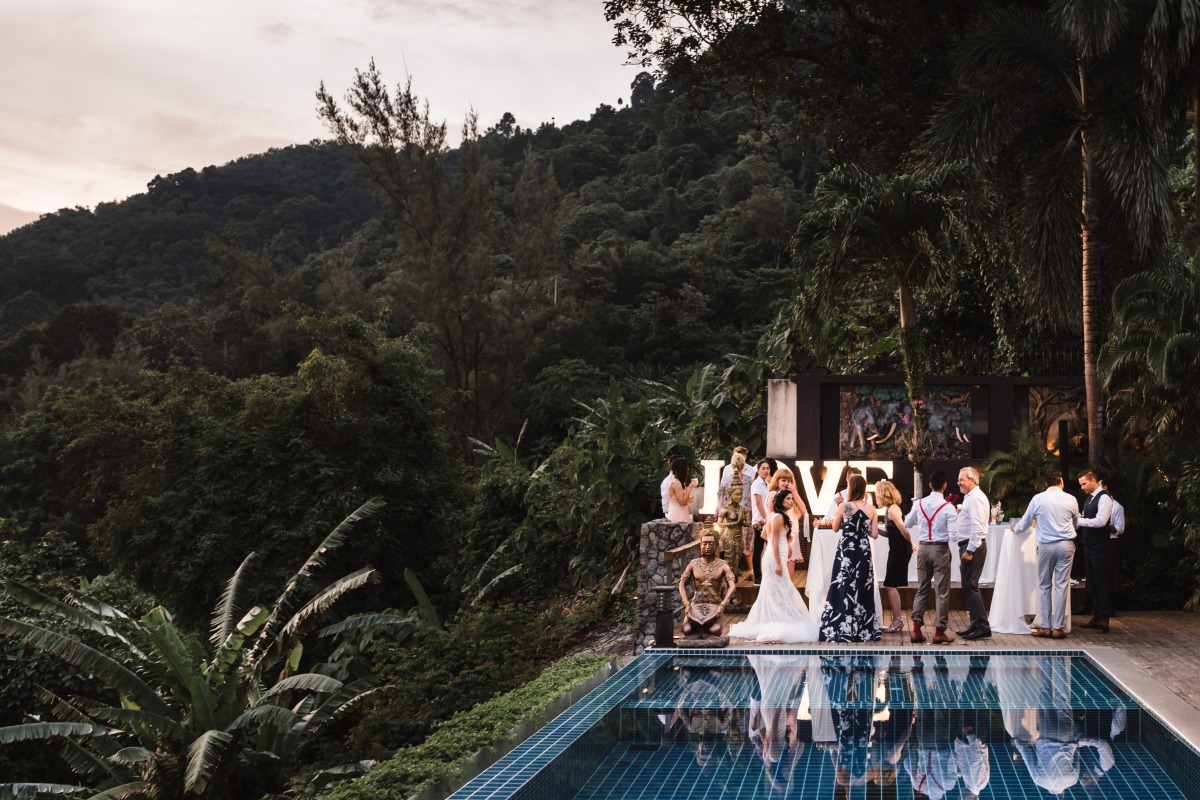 wedding reception in Thailand