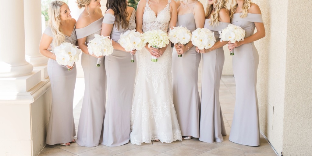 Luxury Glam Wedding in Silver and White