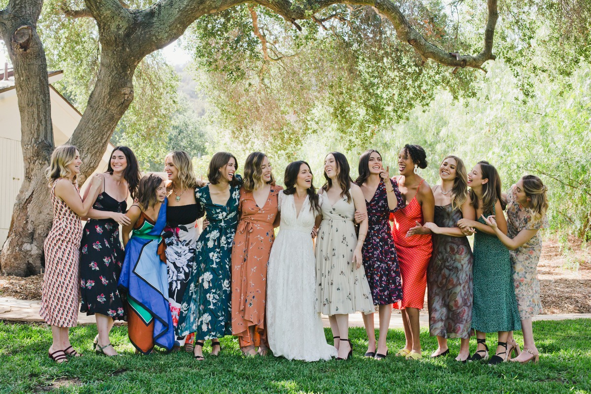 Let your bridesmaids wear what they want