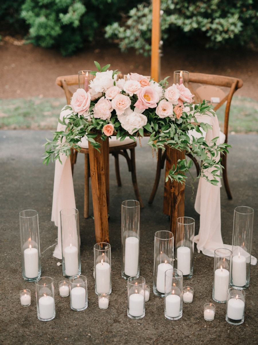 Romantic Backyard Wedding Covered in Flowers