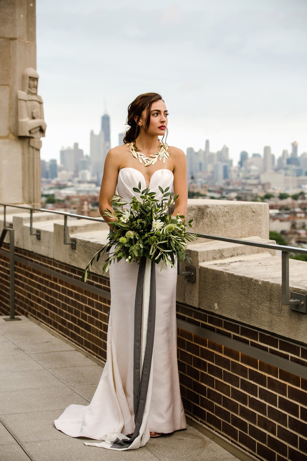 modern bride style with a vintage vibe