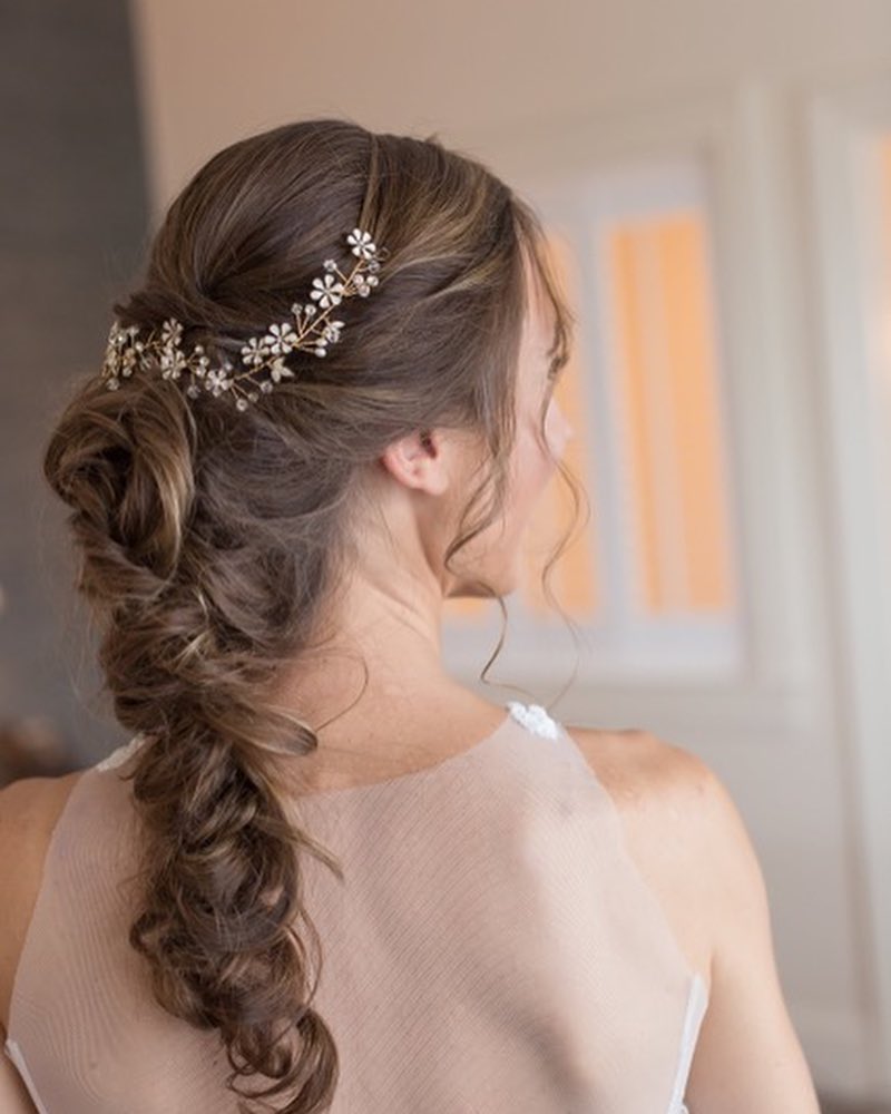 Lottie-Da Designs Hair Pieces for Every Bride