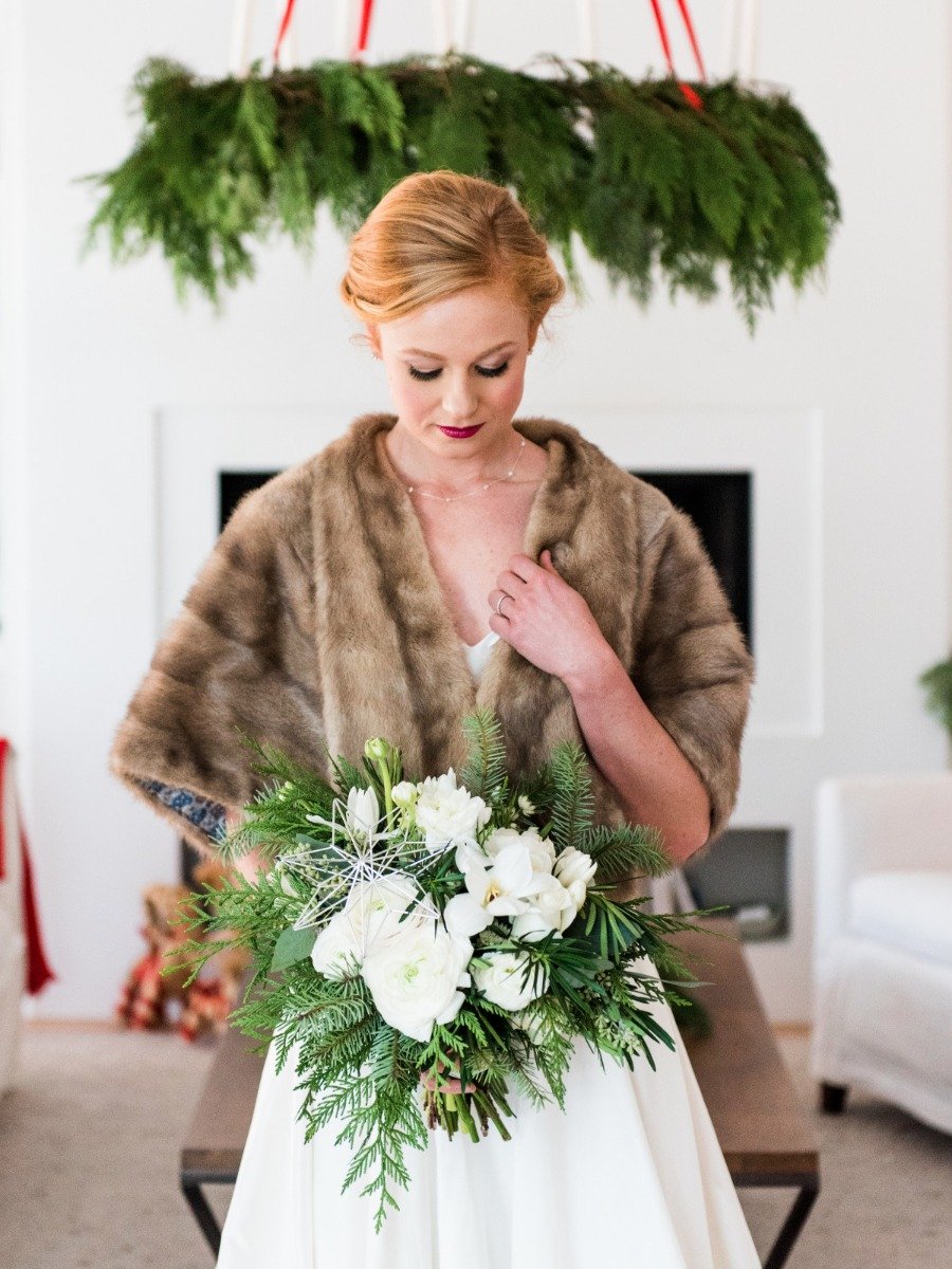 A Nordic Inspired Intimate Winter Wedding Day