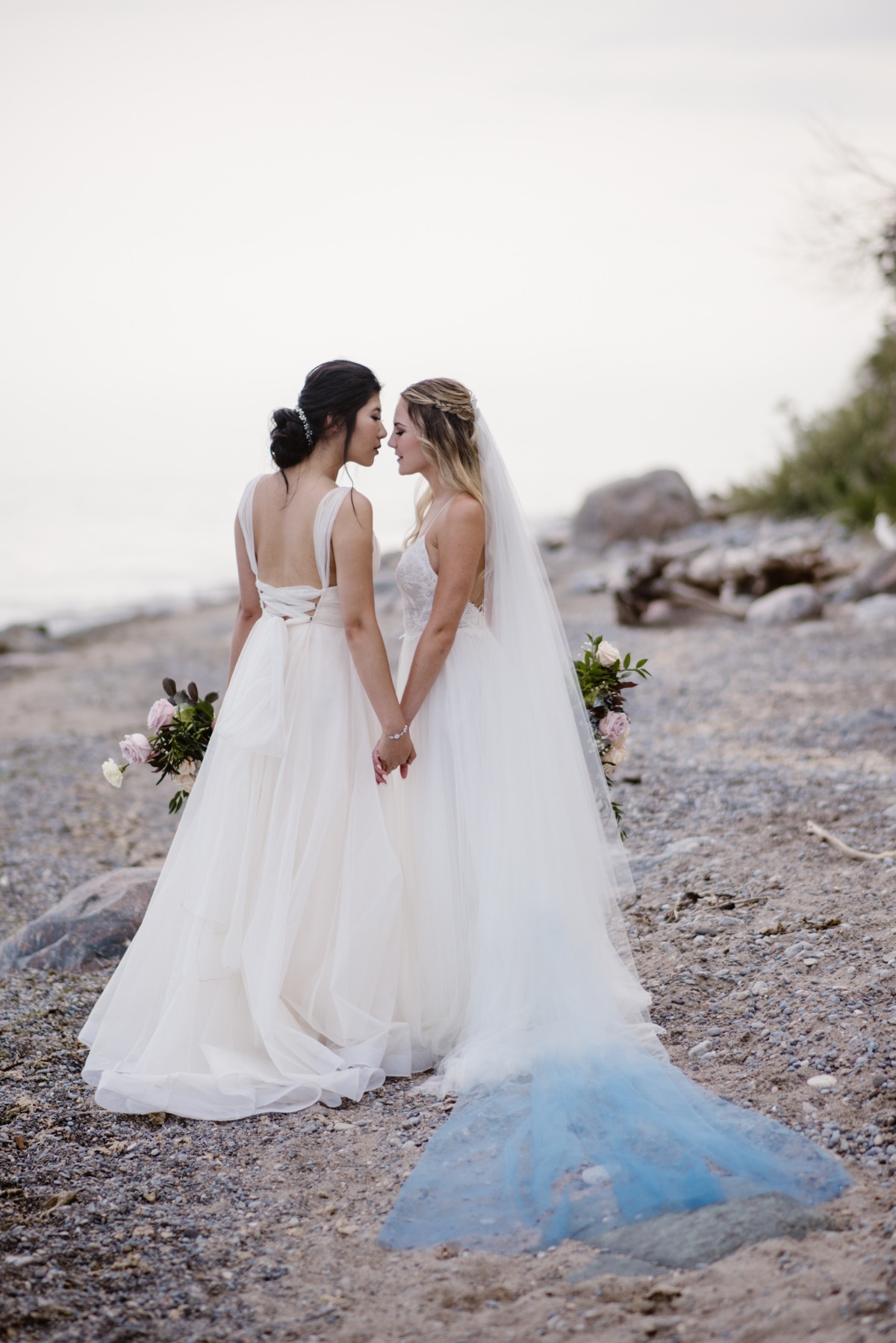 Lesbian beach wedding ideas