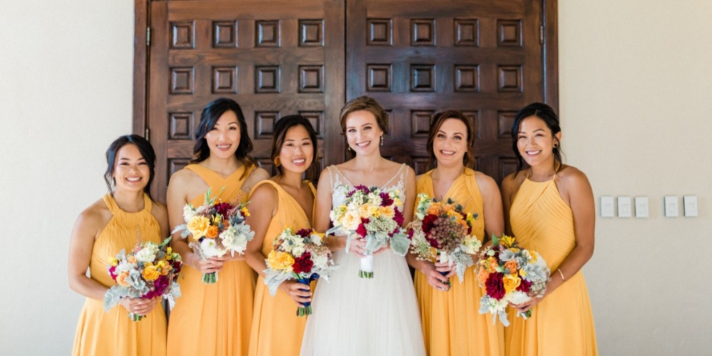 Classic Country Club Wedding in Gold and Blue