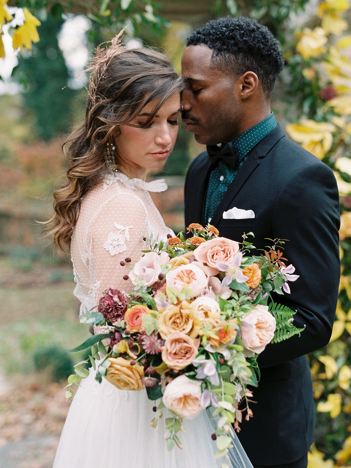 Fall jewel-toned wedding inspiration