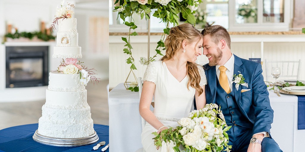 Elegant Gold And Blue Wedding Ideas At A New Venue In Utah