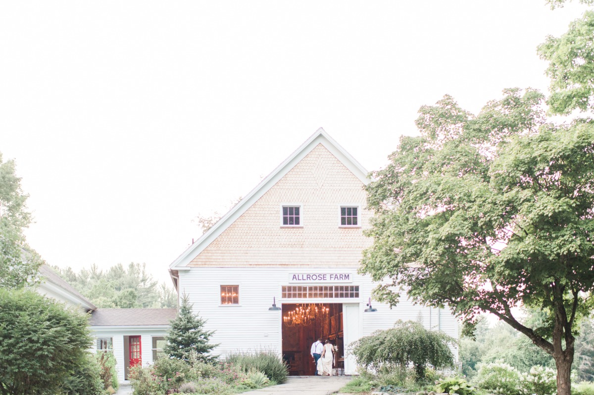 Allrose Farm barn wedding venue