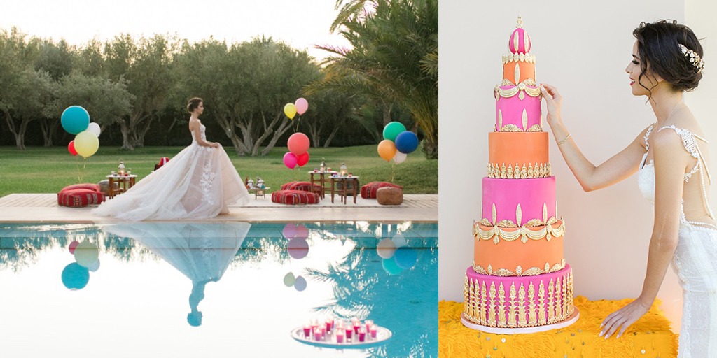 How to Play With Bright Colors On Your Wedding Day