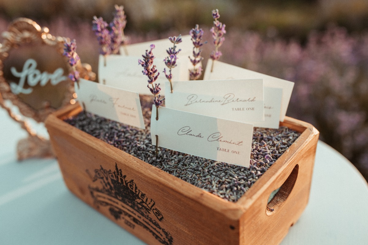 Lavender seating chart