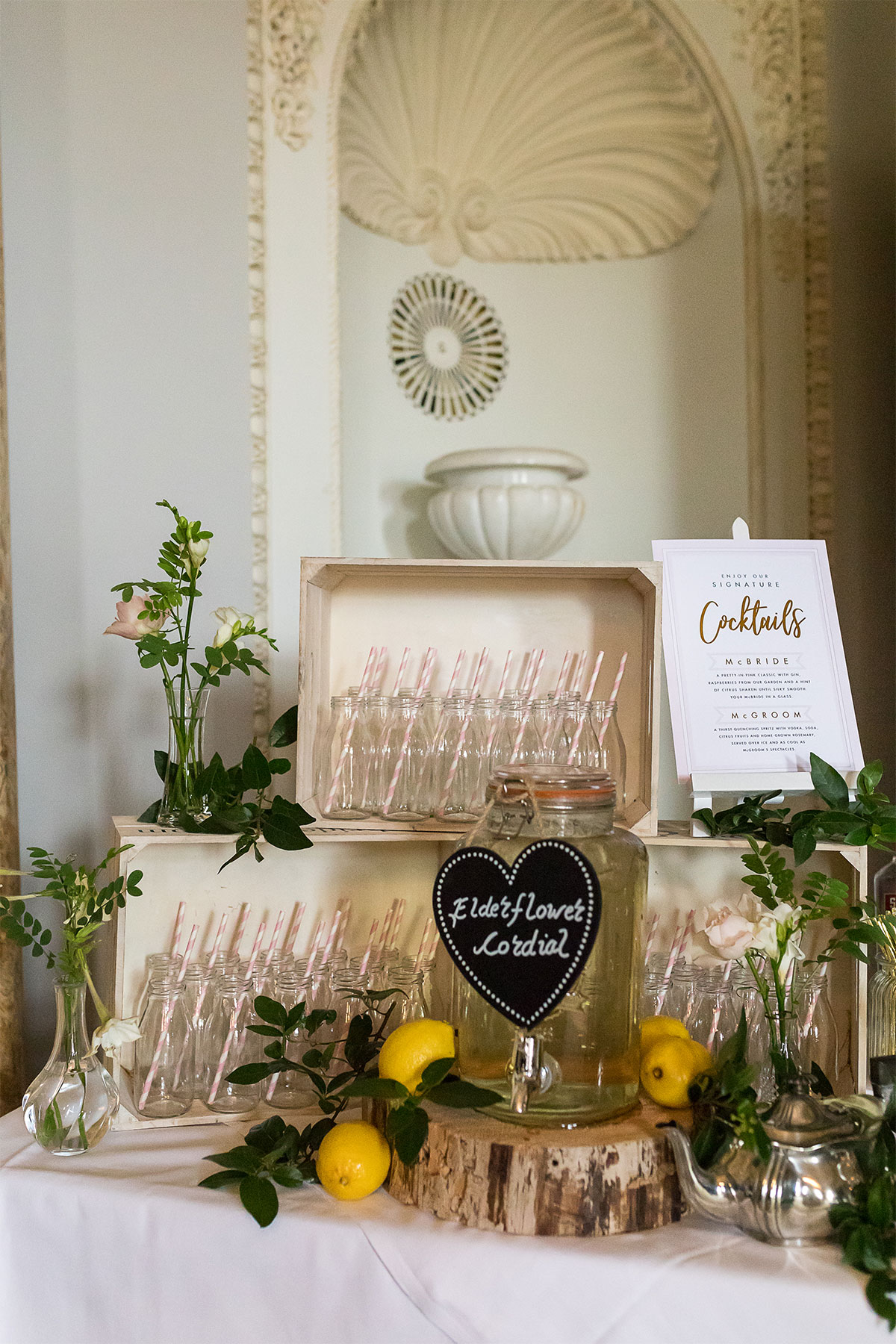 wedding cocktail table