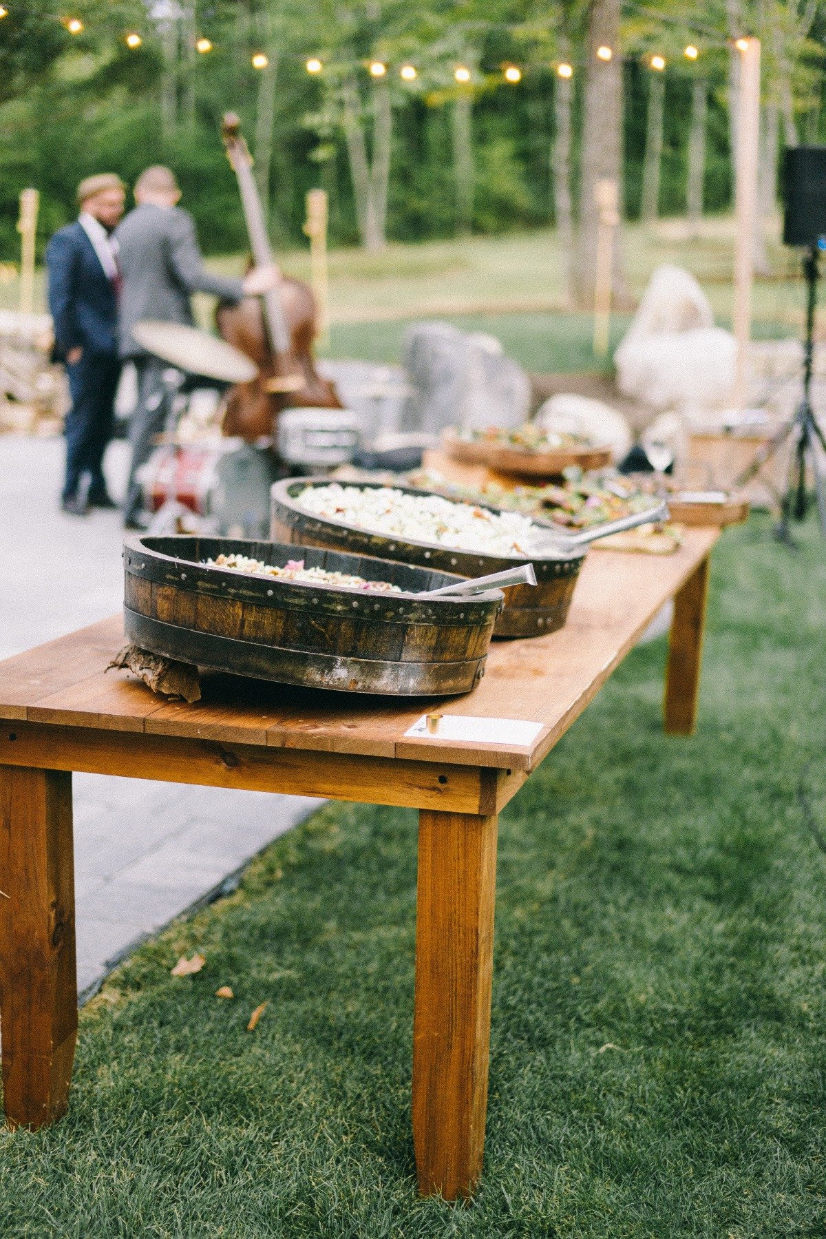 Wedding food display