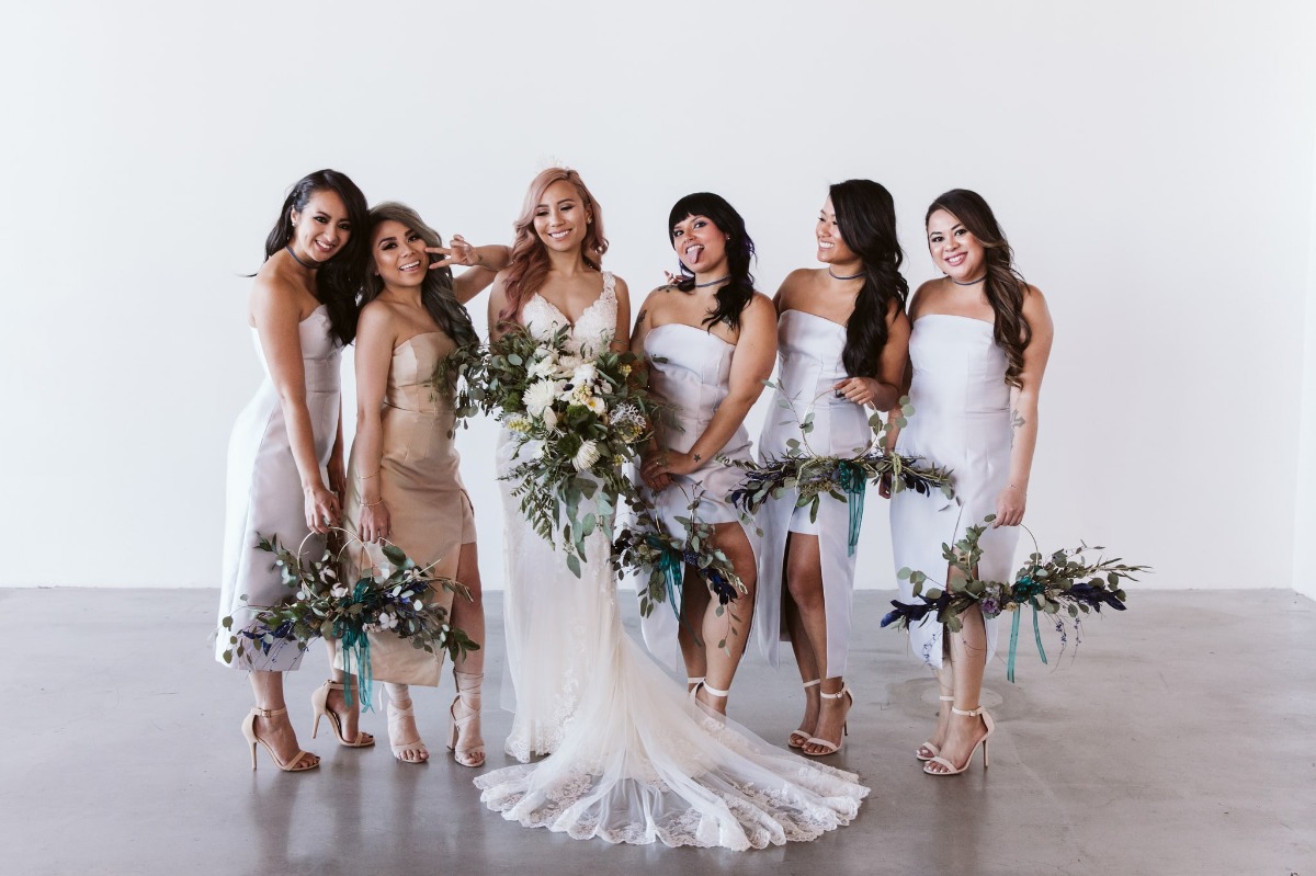 Modern bridesmaid dresses