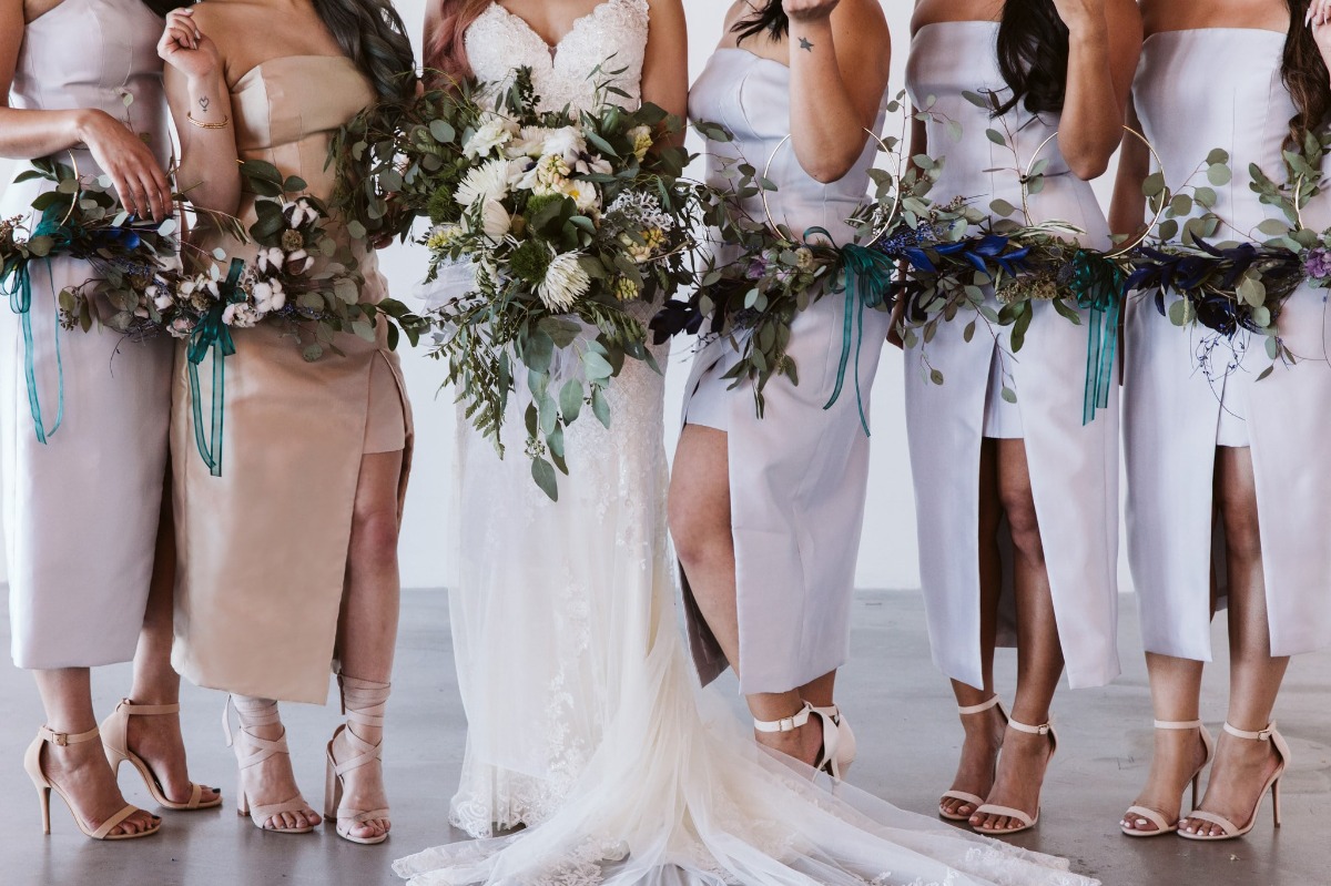 Bridesmaid bouquets
