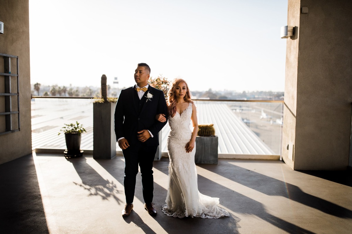 Modern chic wedding decor
