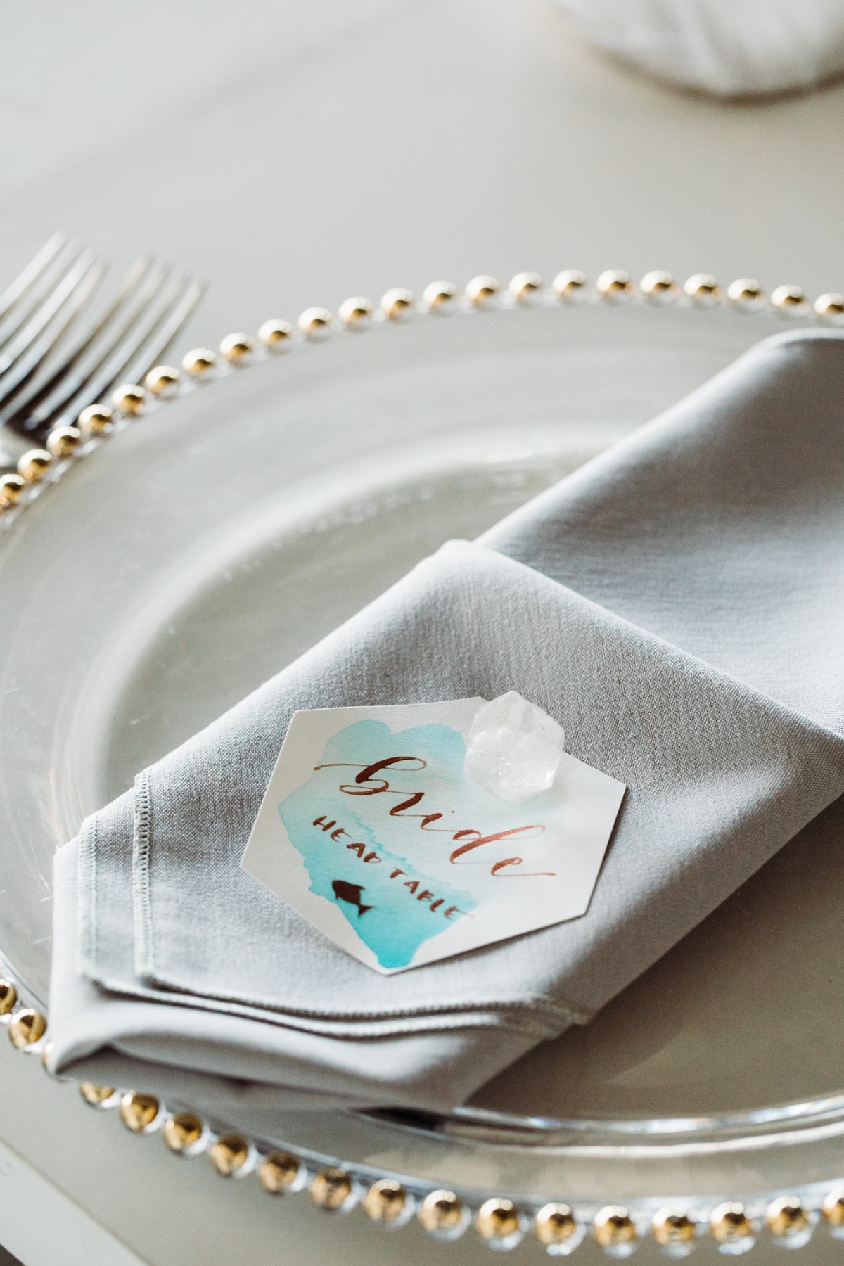 Bride place card