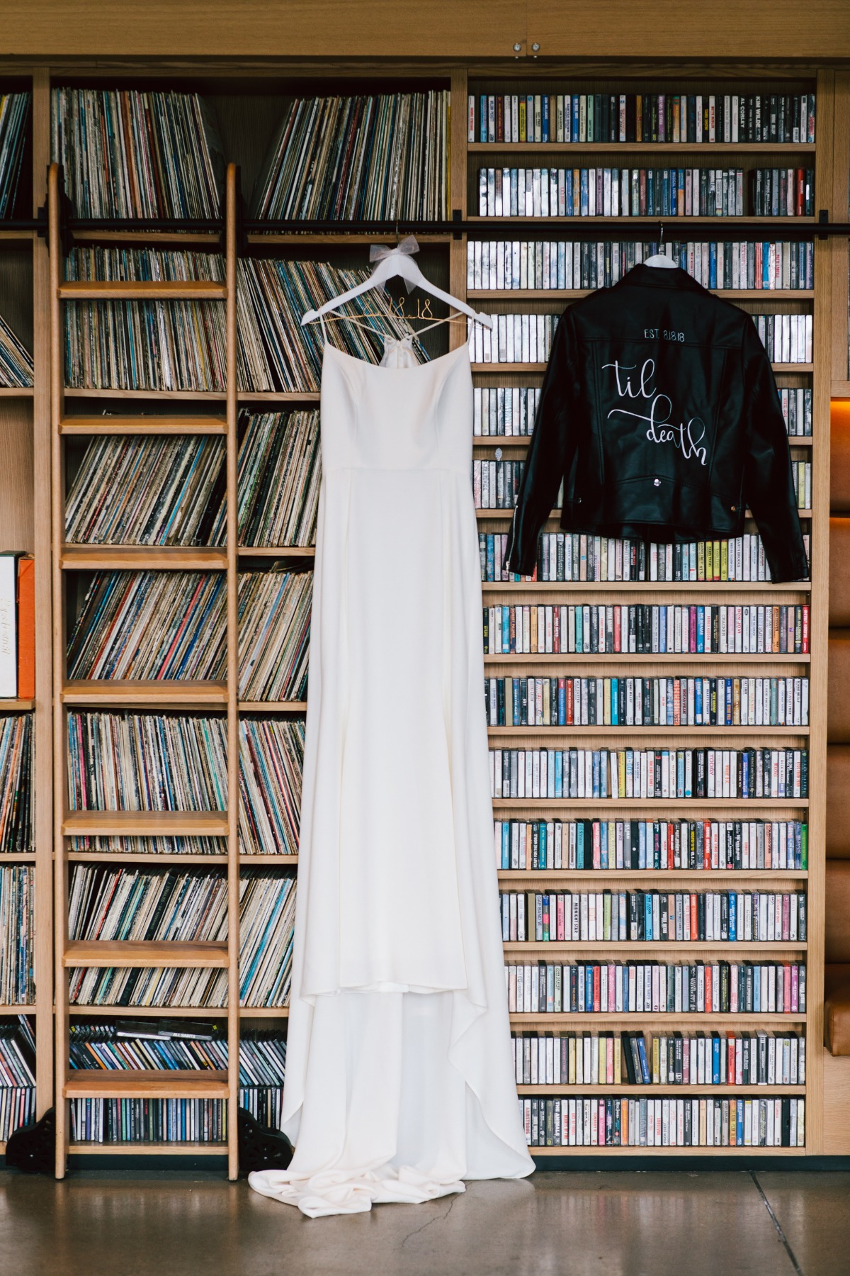 simple and chic with a rock star twist bridal style