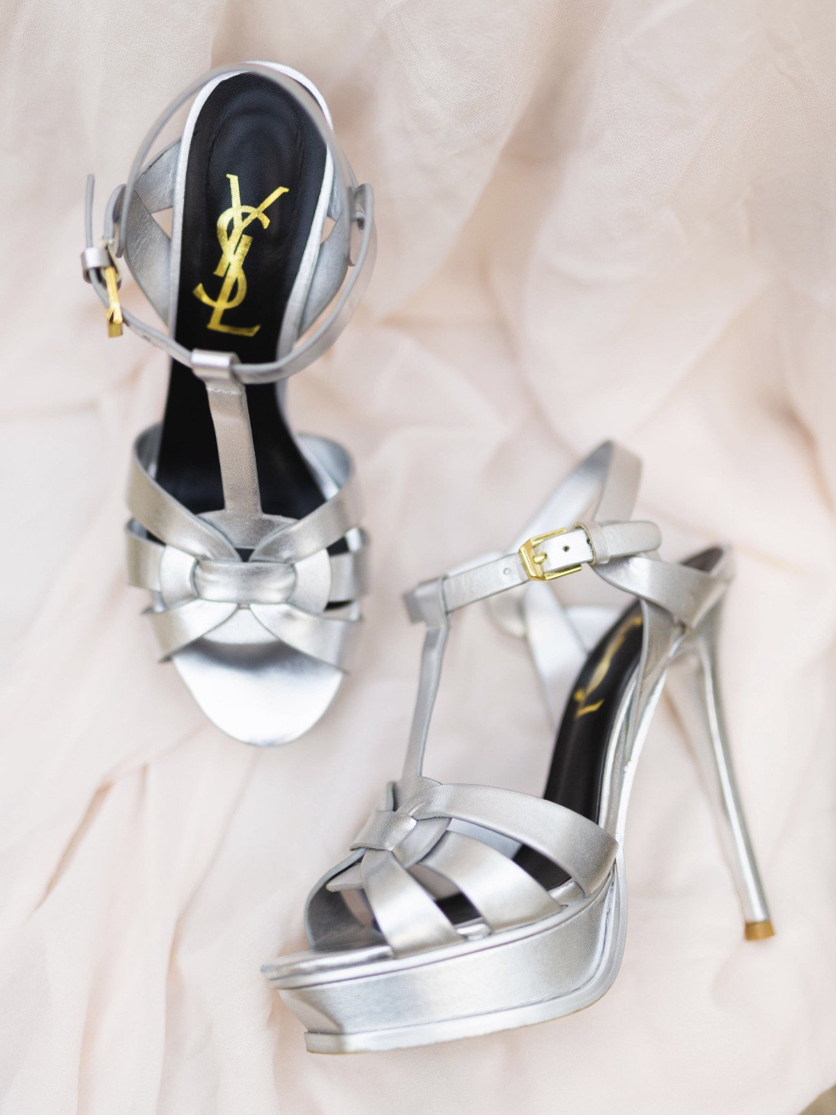 YSL wedding heels