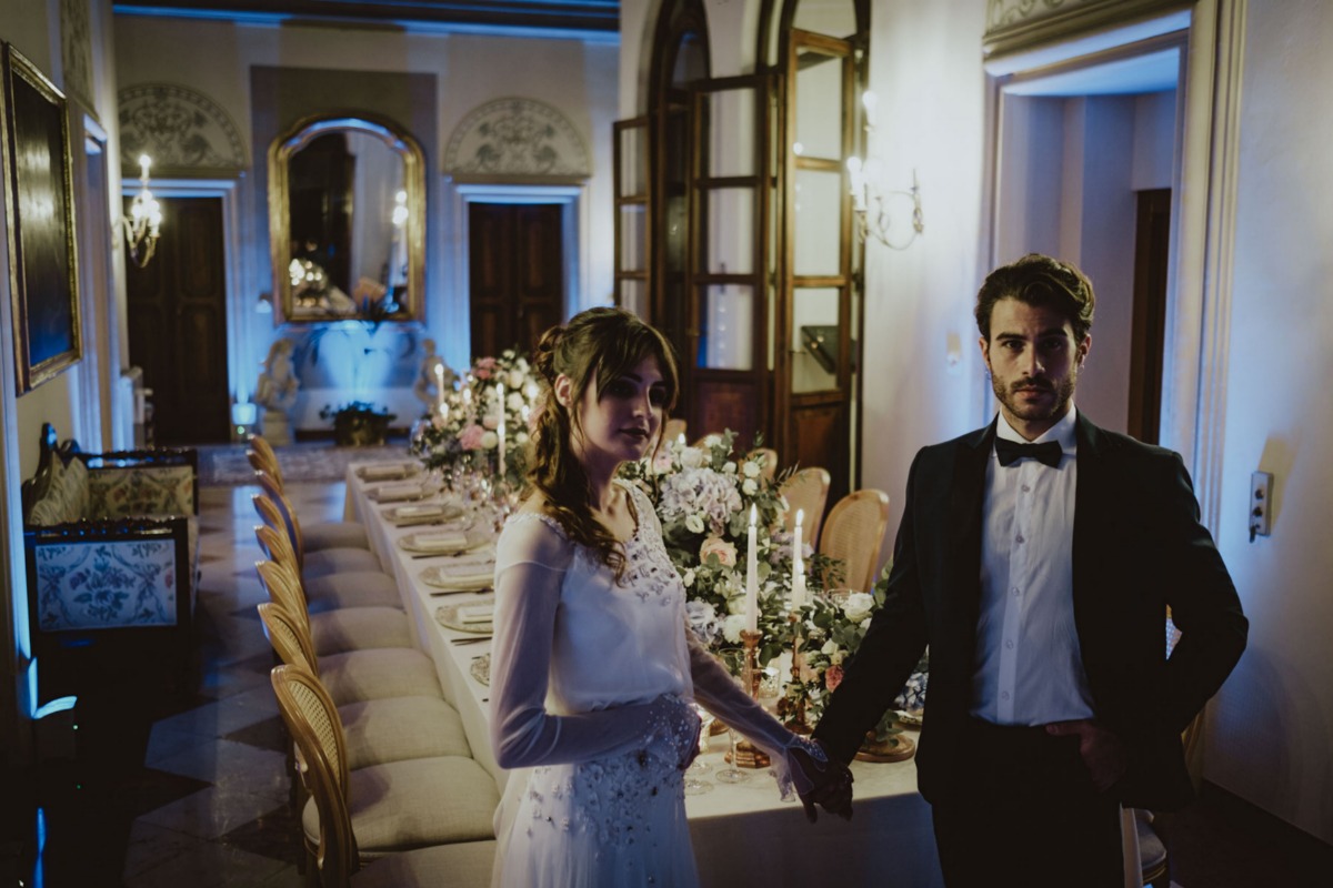 Elegant villa wedding in Italy