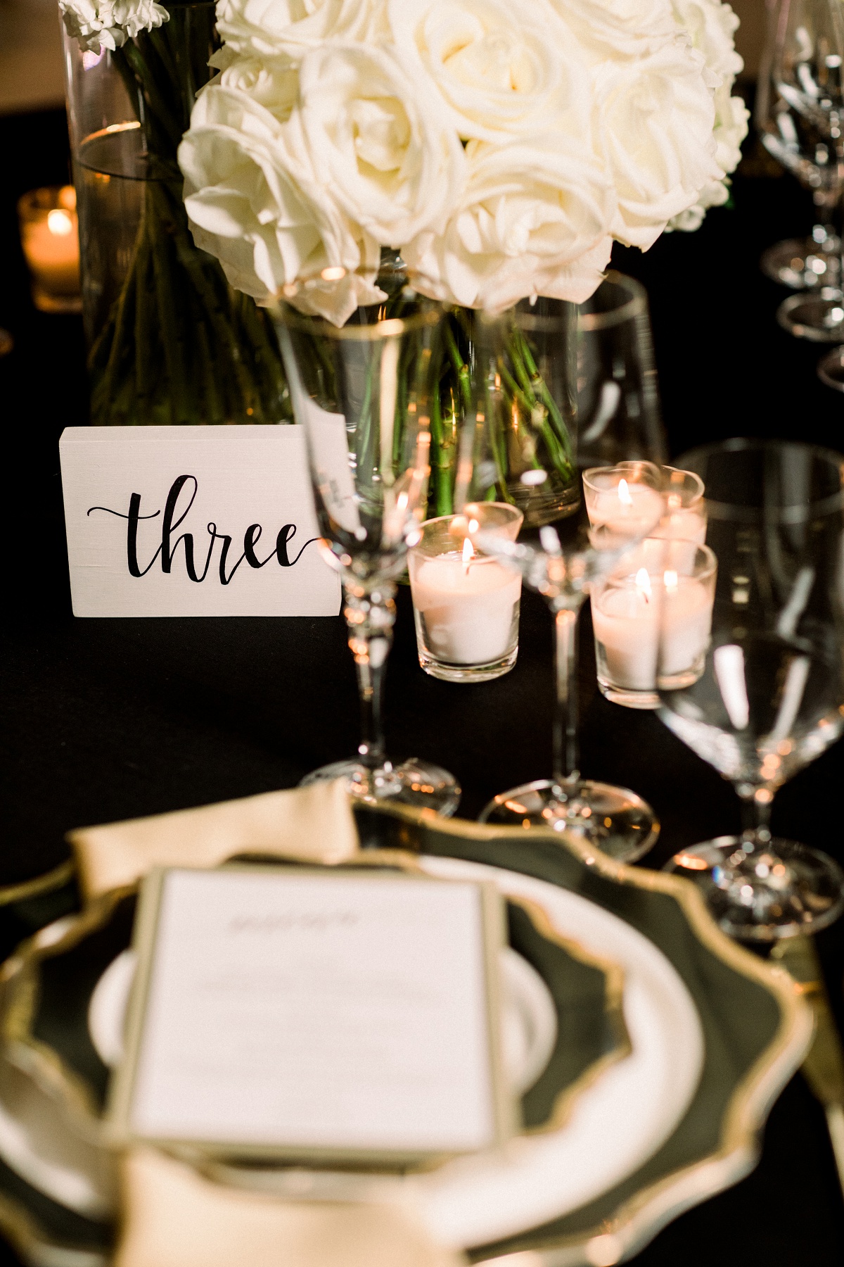 Wedding table number