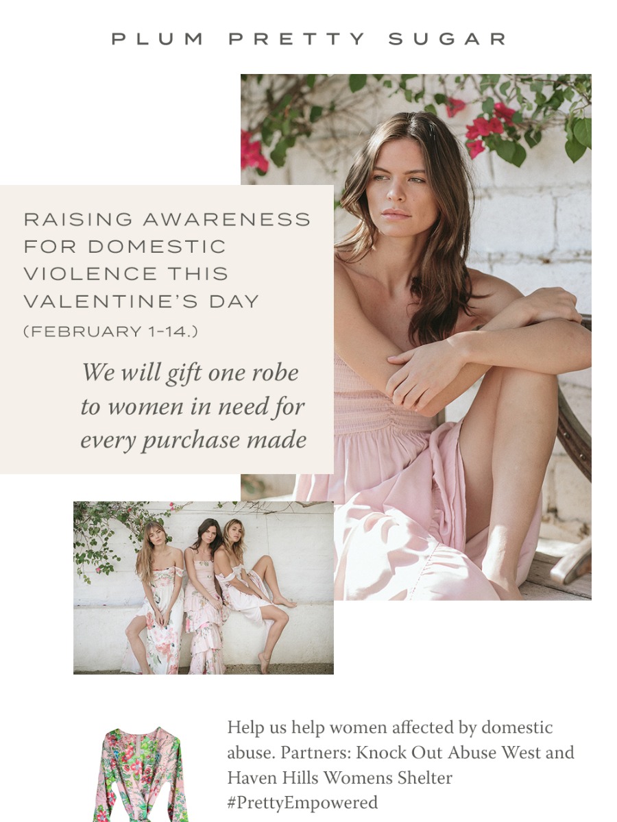 Valentine’s Day Giveback Program from Plum Pretty Sugar