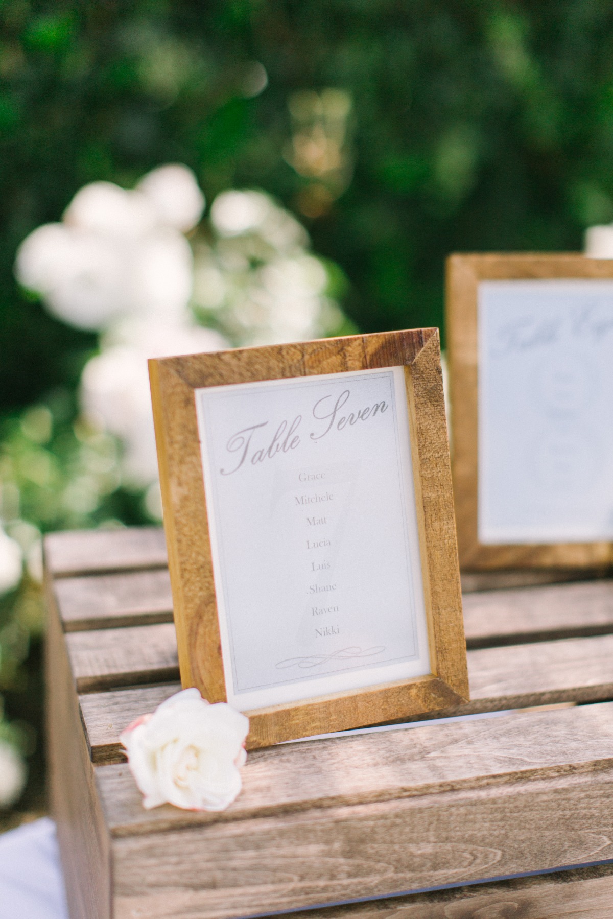 framed seating assignments